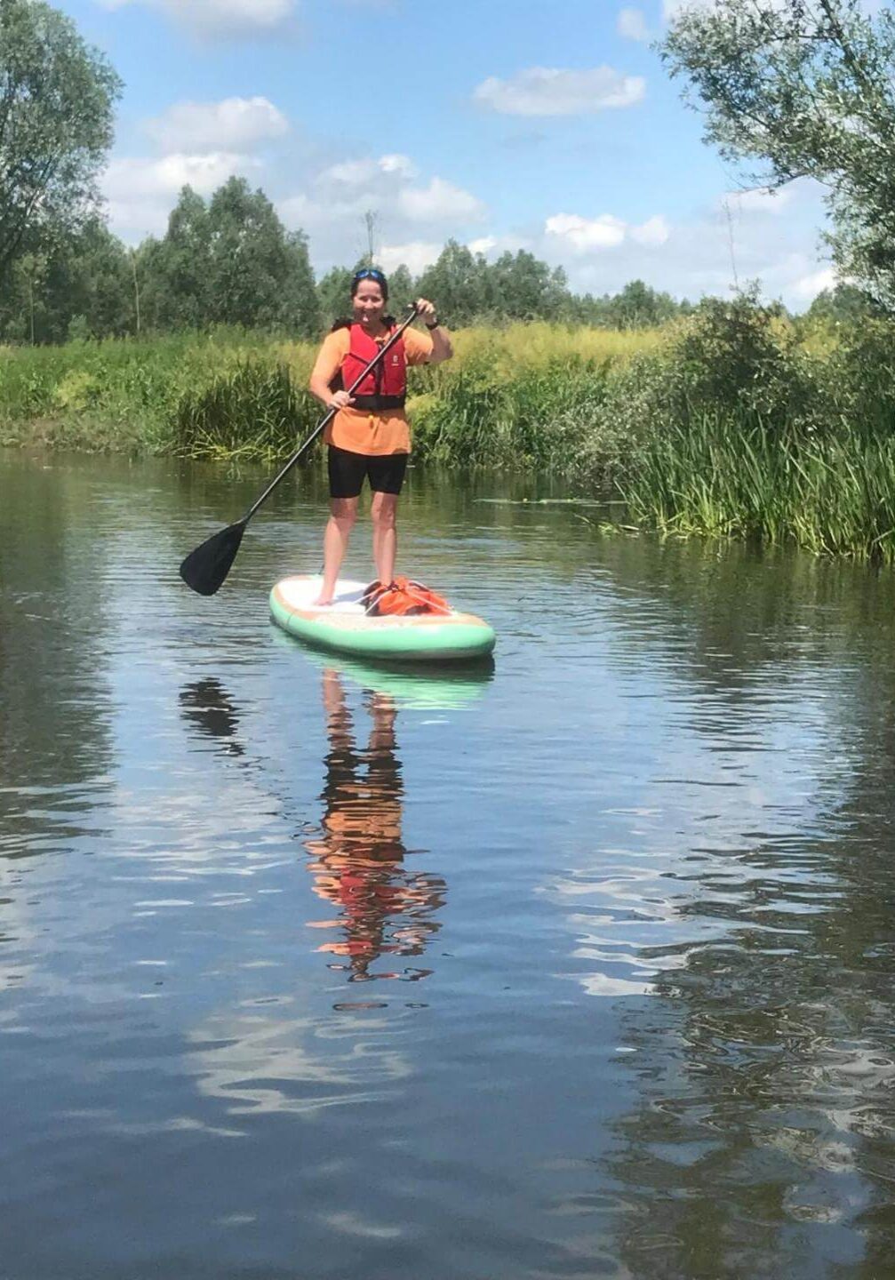 Maz photo paddleboarding